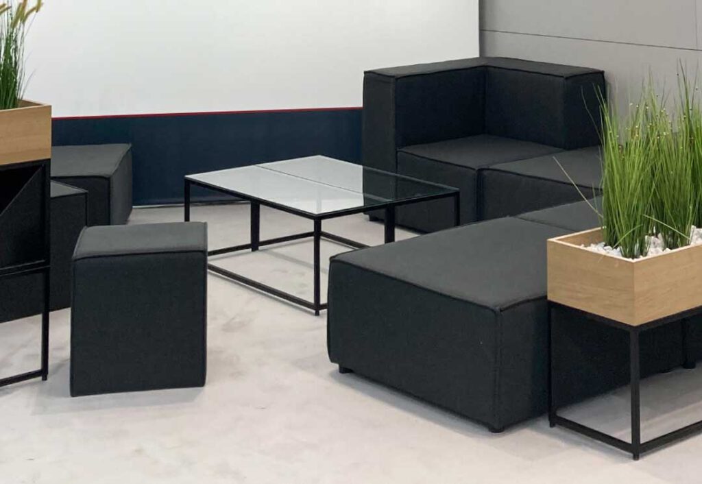 Messestand Lounge