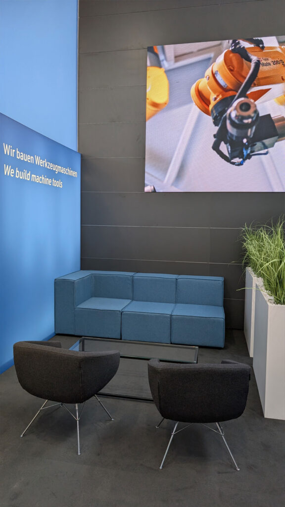 Messestand Lounge